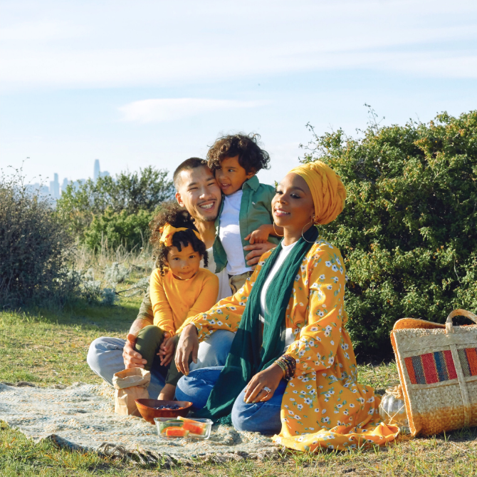 Malika Pham's family - Black Love Fuss-Free Healthy Recipes for the Whole Family