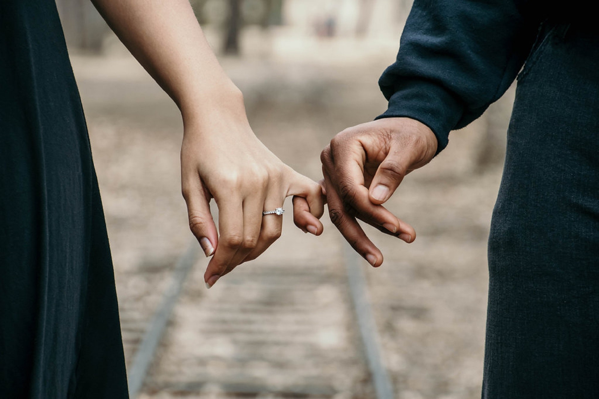 Courtesy image - Black Love Couple holding hands