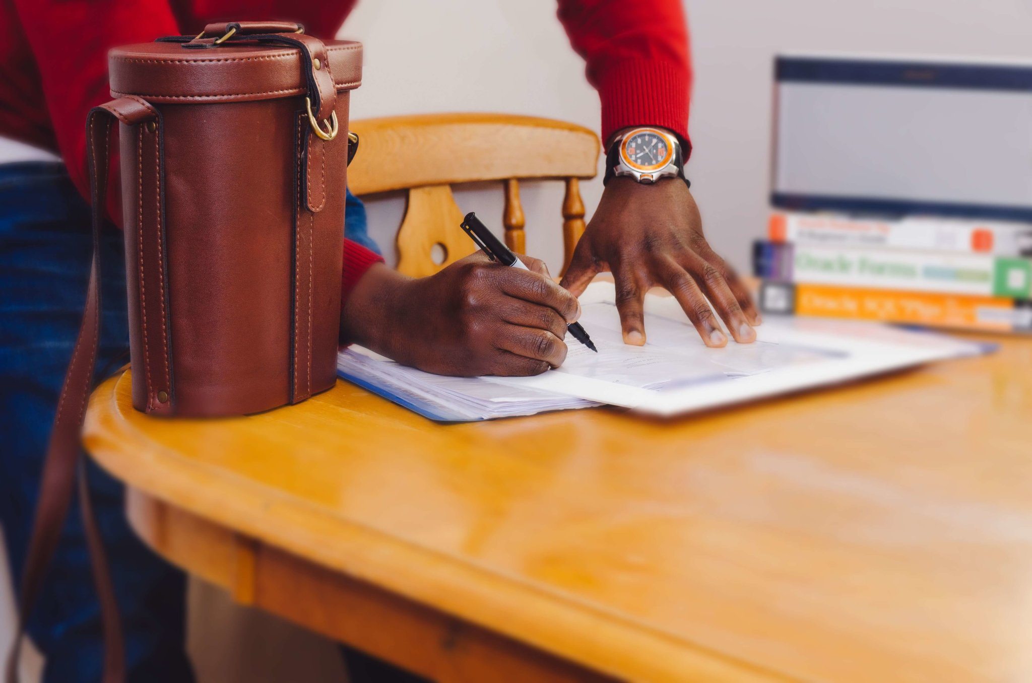 Man writing - Black Love Man writing