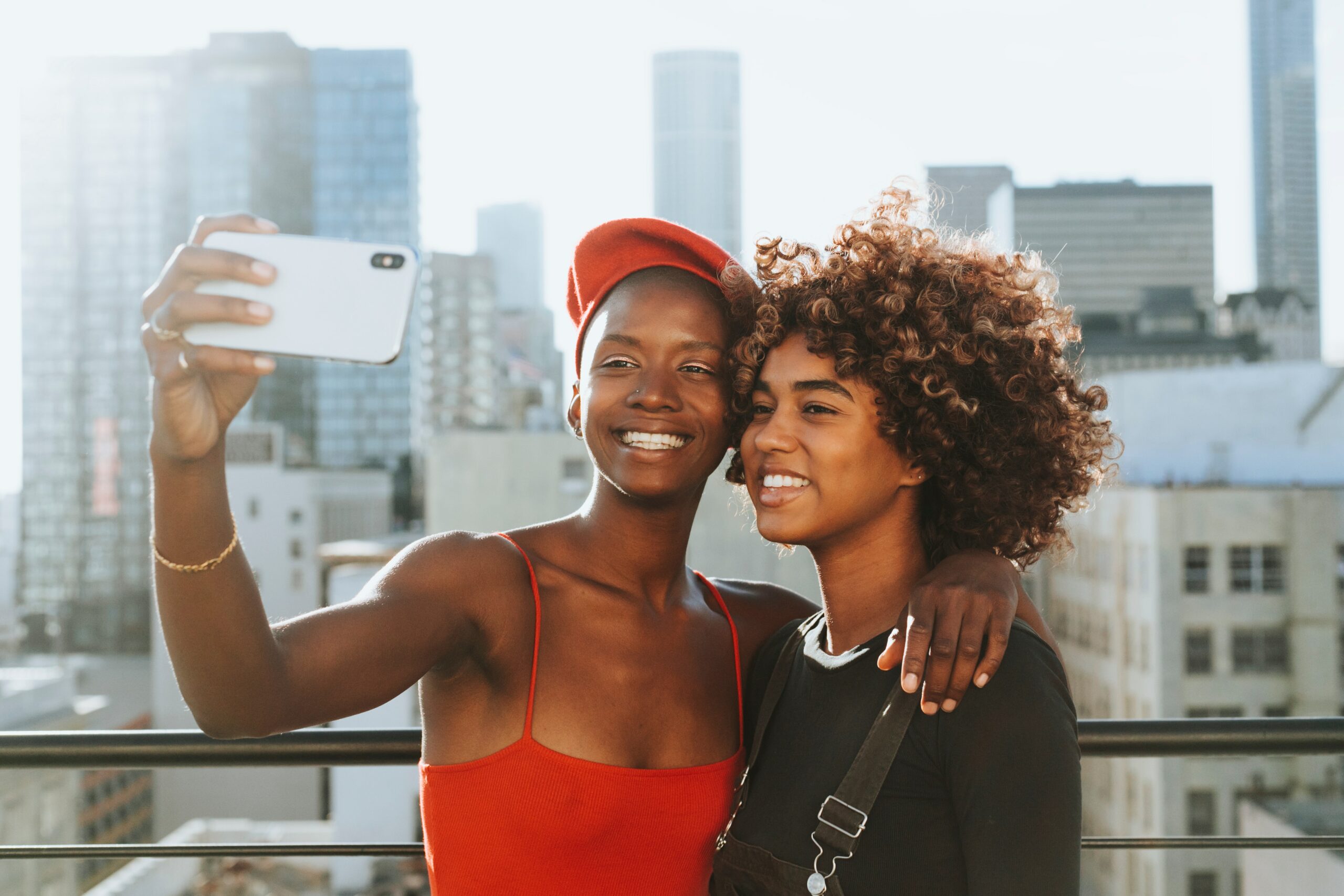 Friends taking a picture - Black Love