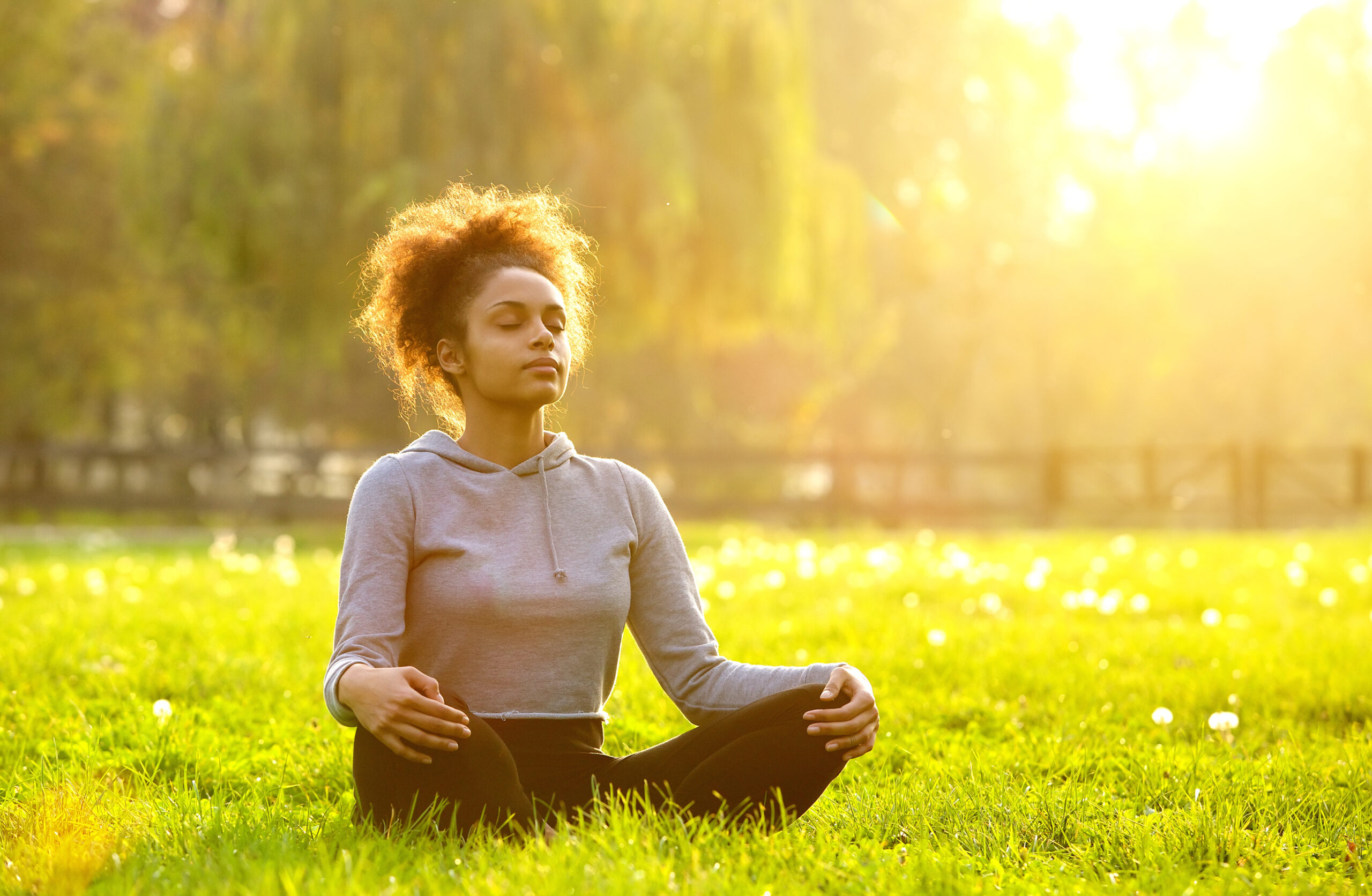 Woman meditating - Black Love Courtesy of Shutterstock