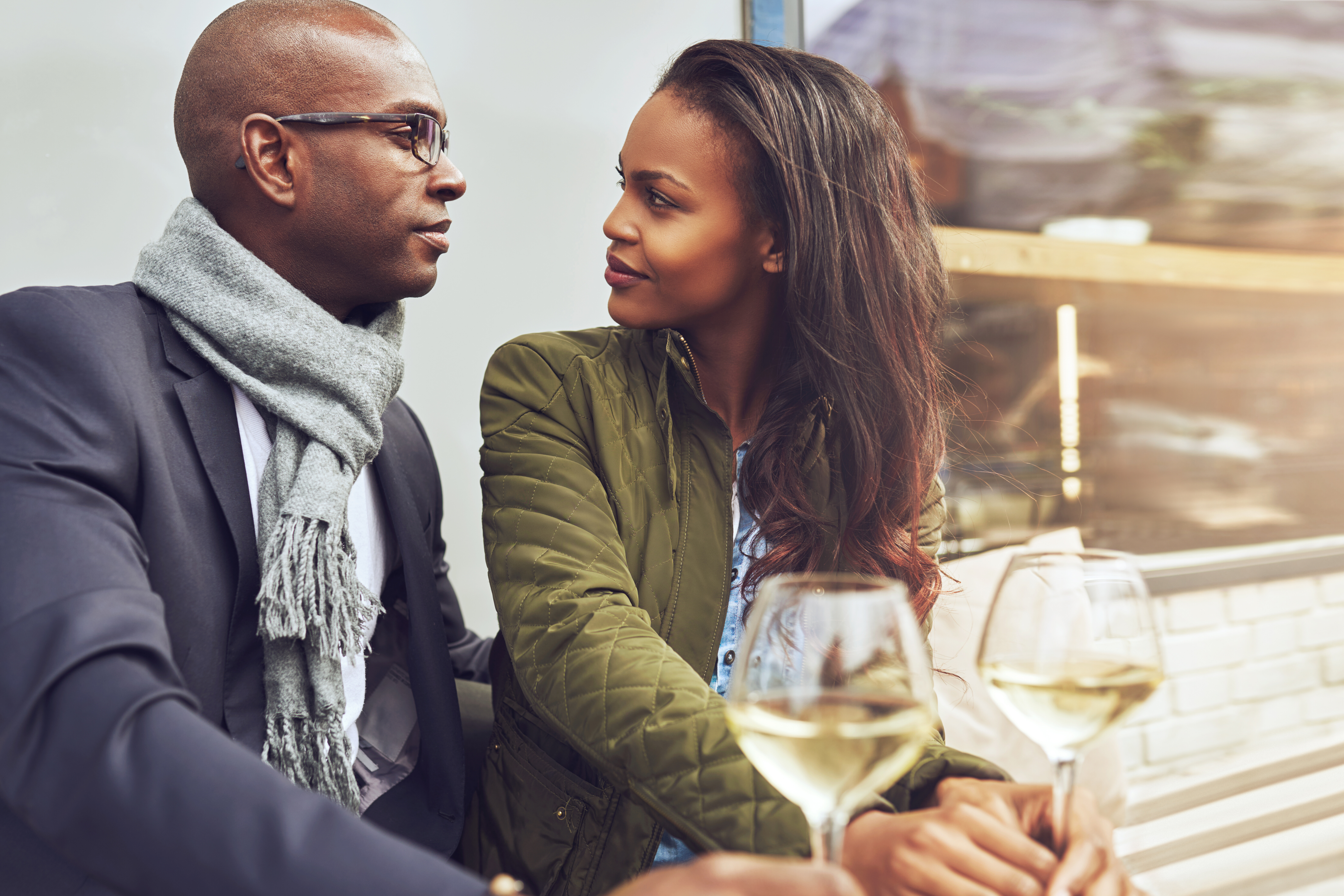 Couple drinking wine (Photo courtesy of Canva.com) - Black Love Couple drinking wine (Photo courtesy of Canva.com)
