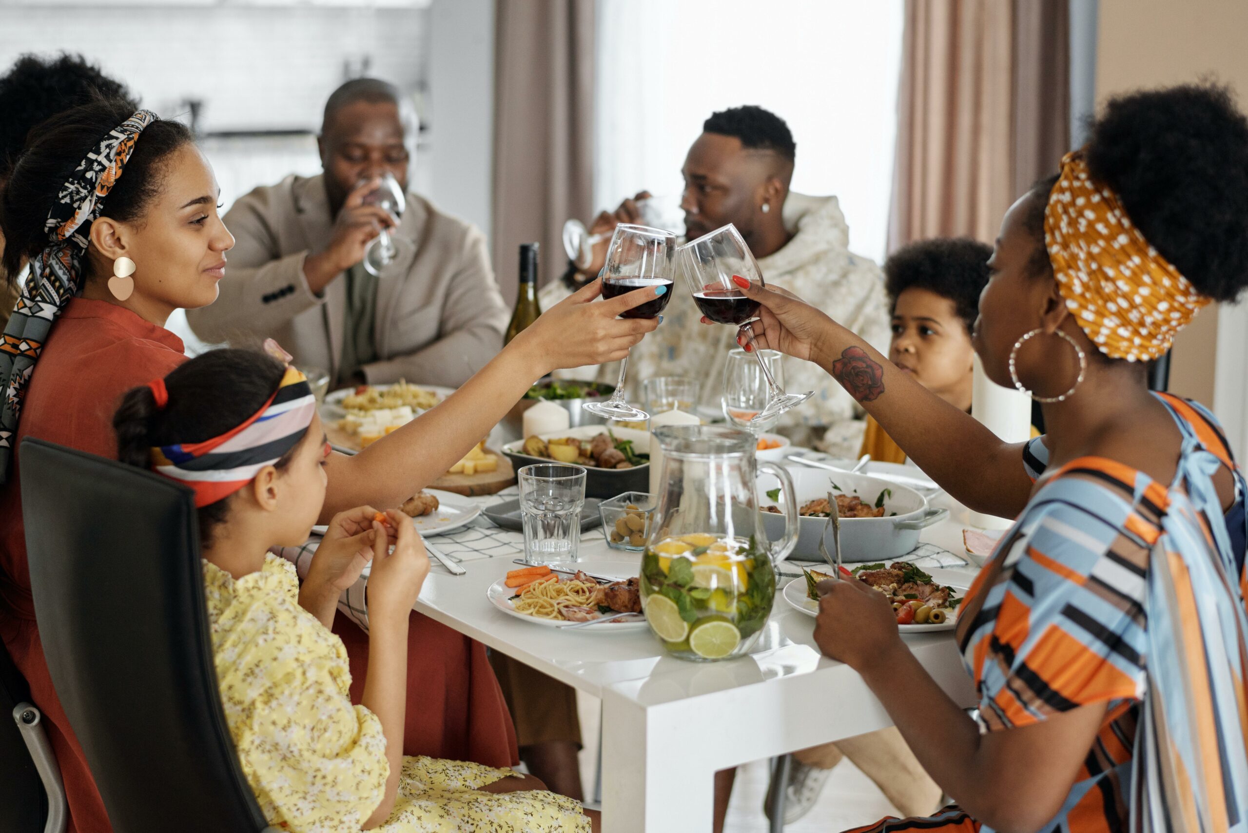 Family having dinner (Photo courtesy of Pexels.com) - Black Love Family having dinner (Photo courtesy of Pexels.com)