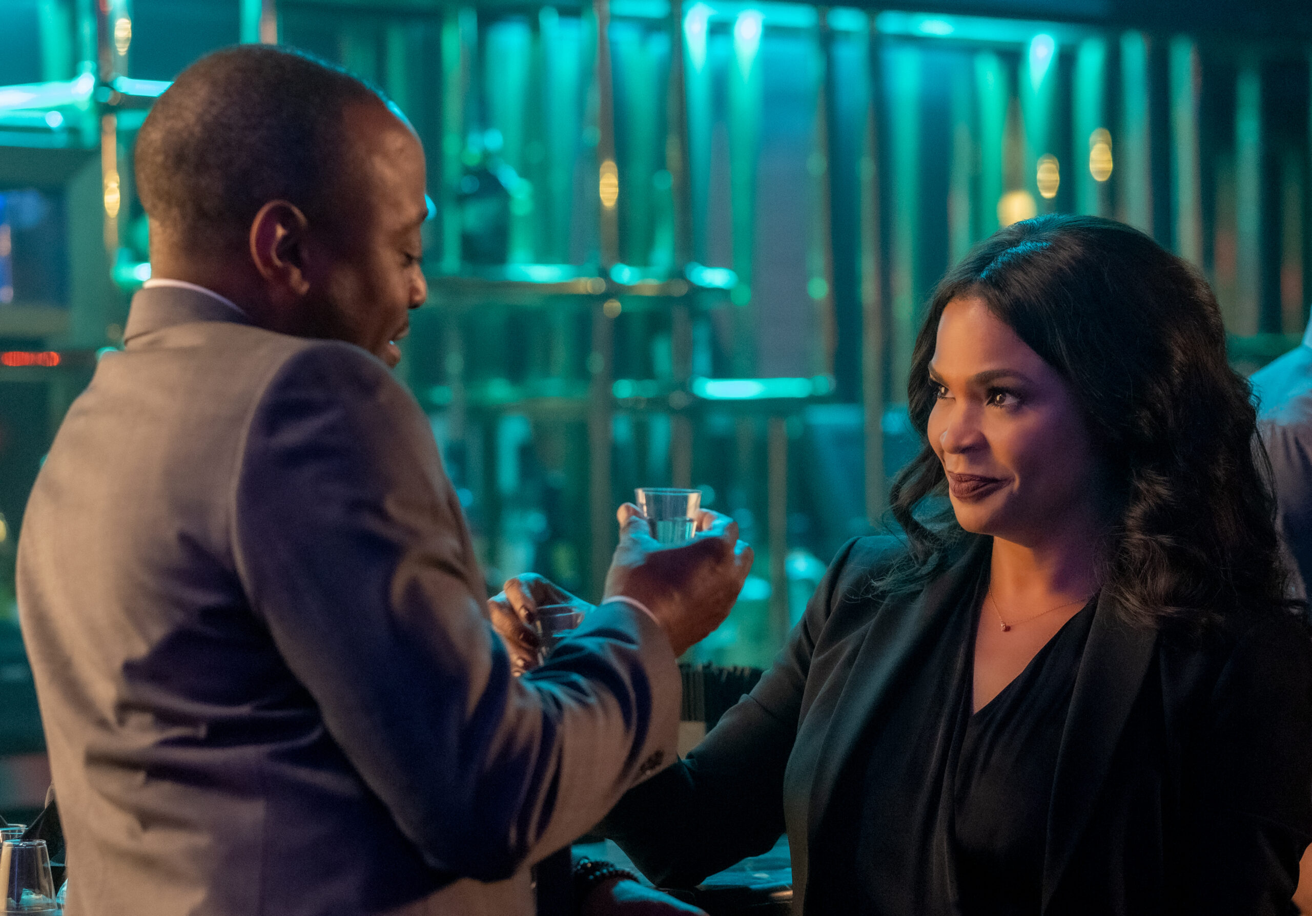 Omar Epps as David and Nia Long as Ellie in Fatal Affair (Photo courtesy of Beth Dubber/Netflix) - Black Love Omar Epps as David and Nia Long as Ellie in Fatal Affair (Photo courtesy of Beth Dubber/Netflix)