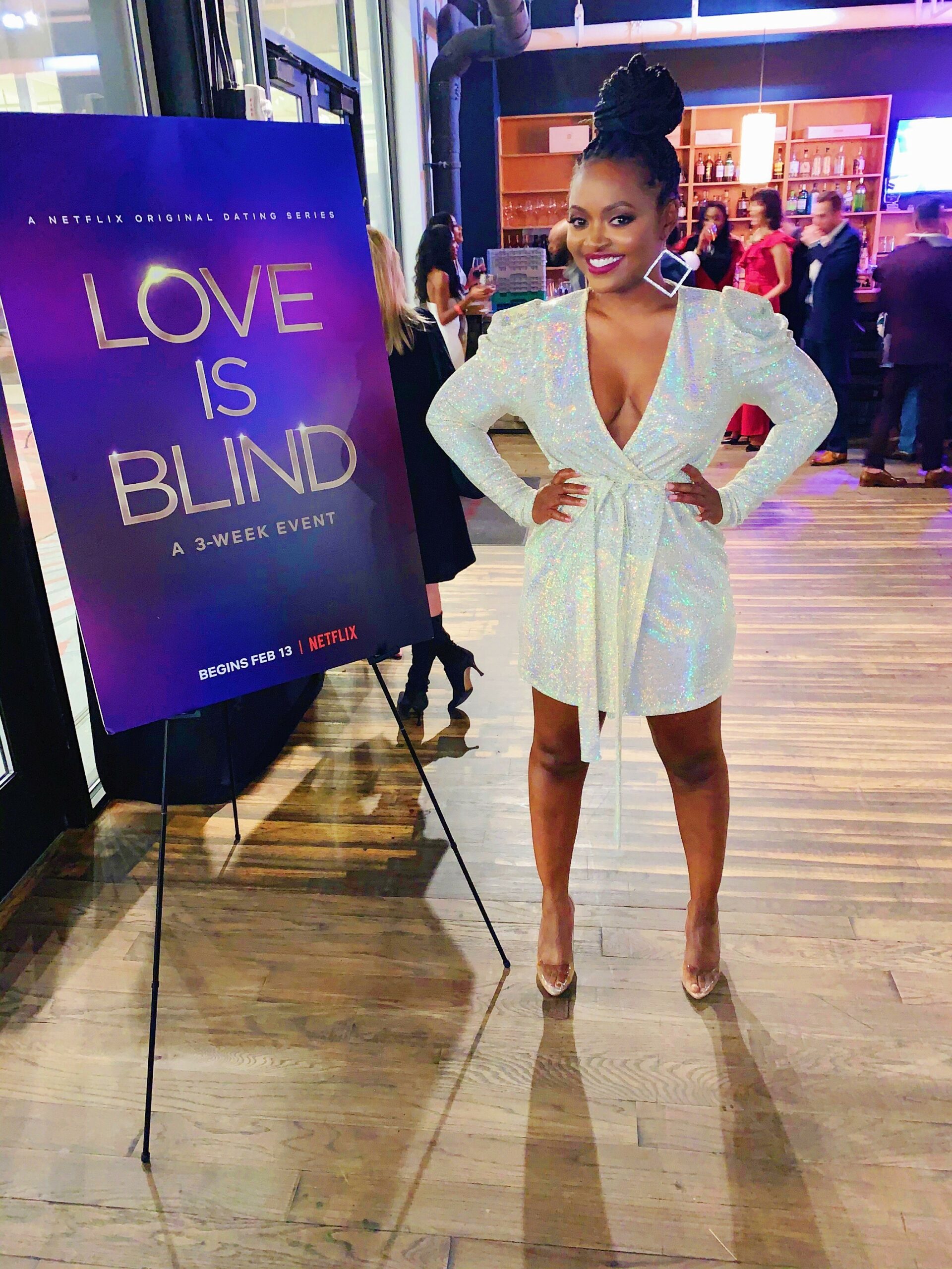 Lillie Mae at a "Love is Blind" cast event (Photo courtesy of Lillie Mae) - Black Love Lillie Mae at a "Love is Blind" cast event (Photo courtesy of Lillie Mae)