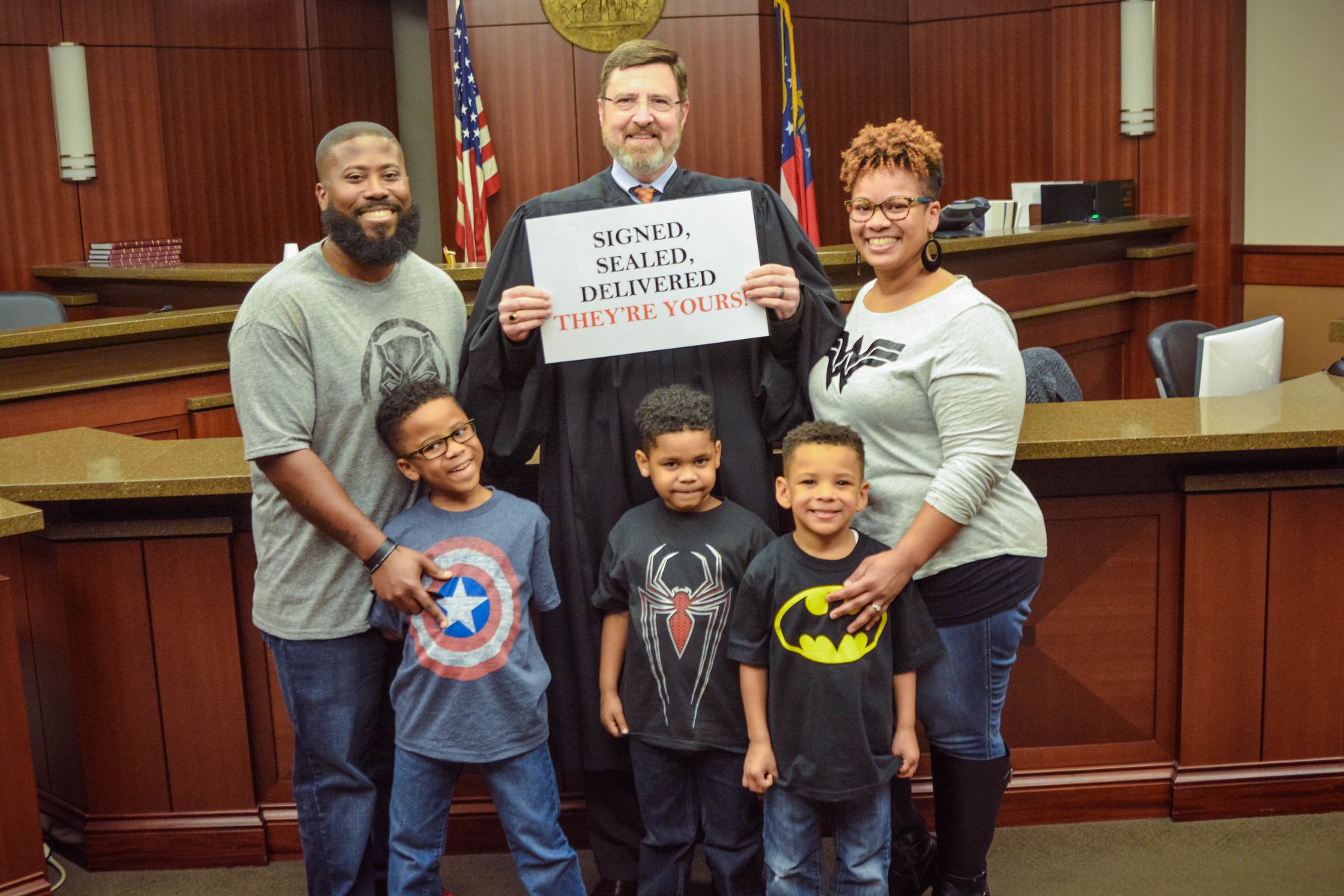 Brandon and Everlean Rutherford and their biological son and foster sons. (Photo courtesy of the Rutherfords) - Black Love Brandon and Everlean Rutherford and their biological son and foster sons. (Photo courtesy of the Rutherfords)