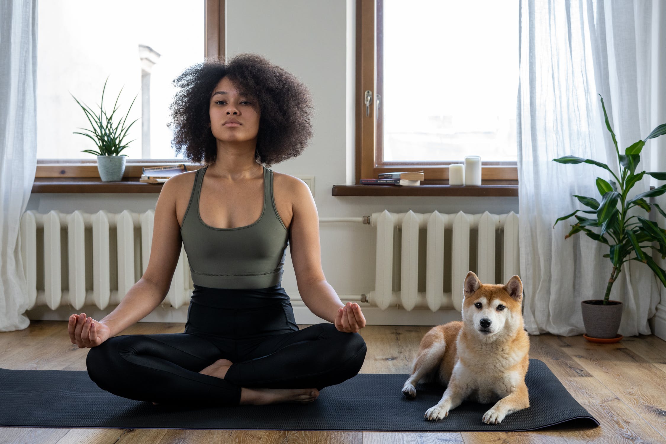 Courtesy of pexels.com - Black Love Woman practicing yoga (Courtesy of pexels.com)