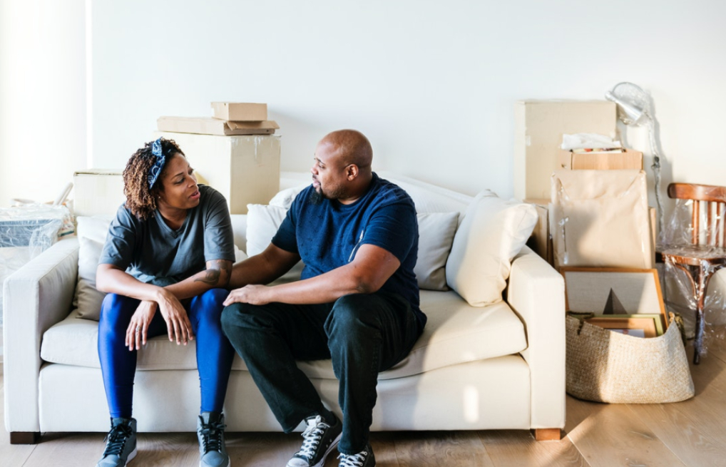 Couple with moving boxes (Photo courtesy of rawpixel.com) - Black Love Couple with moving boxes (Photo courtesy of rawpixel.com)