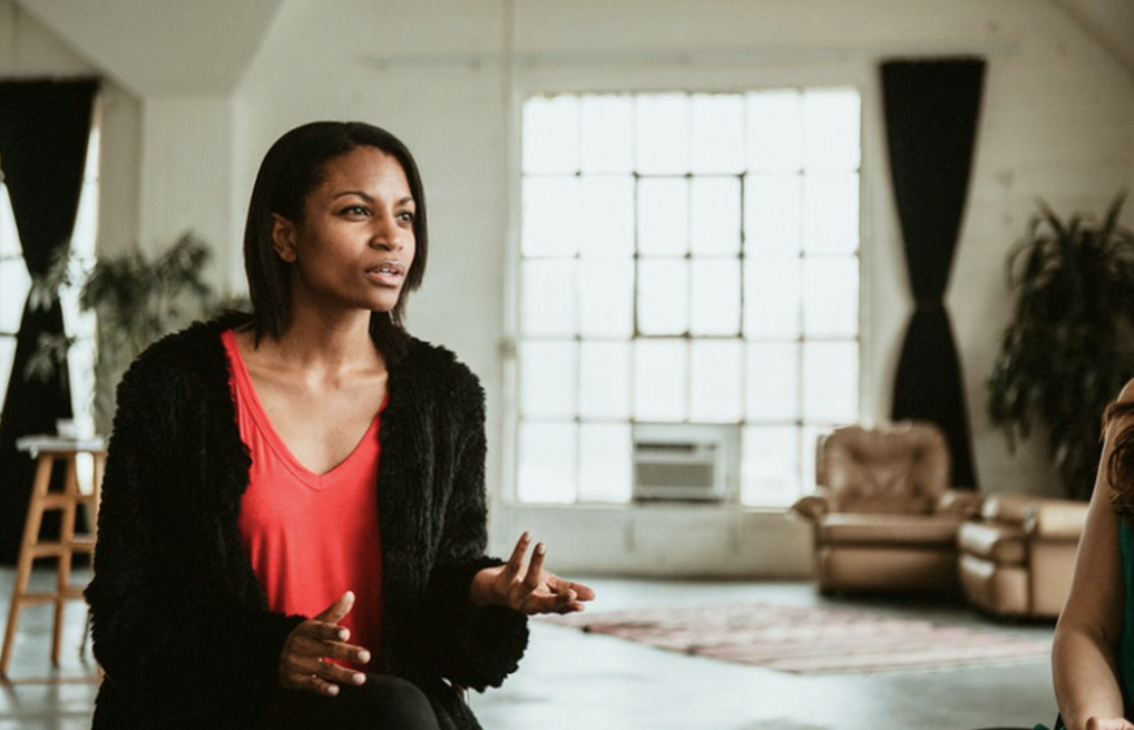 Courtesy of rawpixel.com - Black Love Woman talking in group session (Courtesy of rawpixel.com)