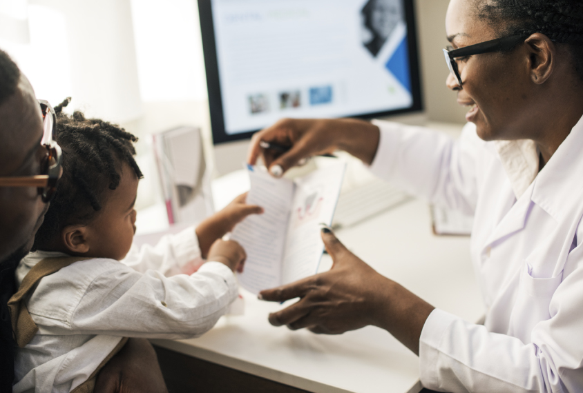 Courtesy of rawpixel.com - Black Love Black doctor with child (Courtesy of rawpixel.com)