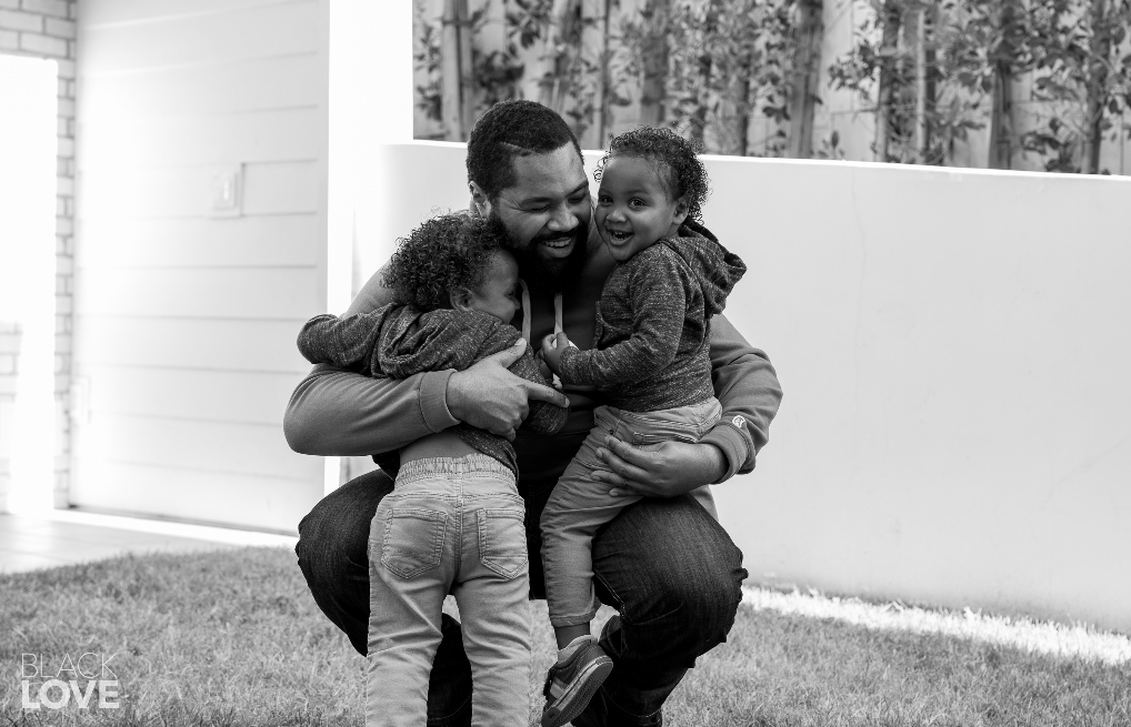Tommy Oliver and his sons, Aristotle and Langston.