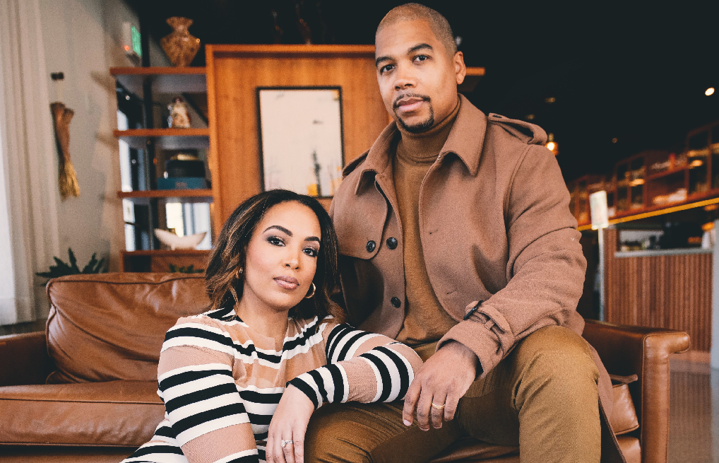 Marche Robinson and her husband, Michael Newel. - Black Love Marche Robinson and her husband, Michael Newel.