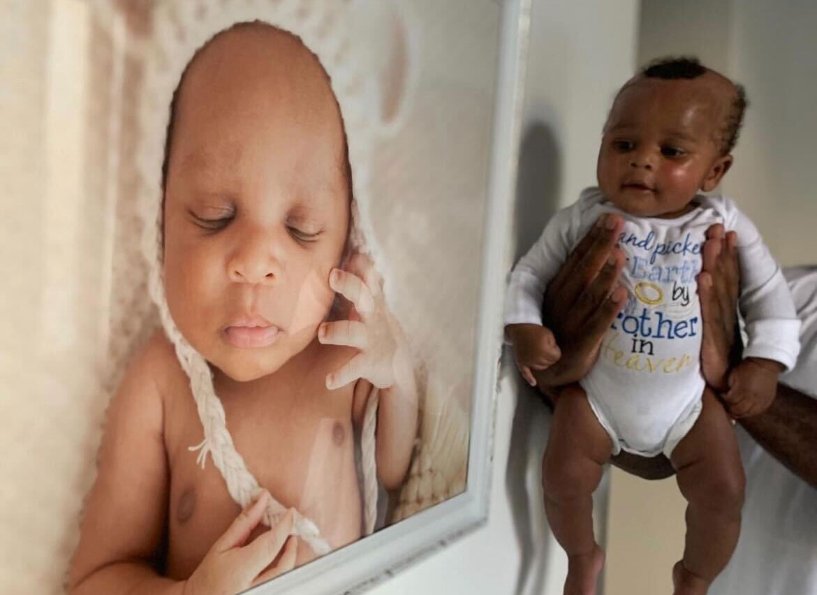 Porsha's Angel Baby, Josiah (left), and her youngest son, Phoenix (right) - Black Love Porsha's Angel Baby, Josiah (left), and her youngest son, Phoenix (right)