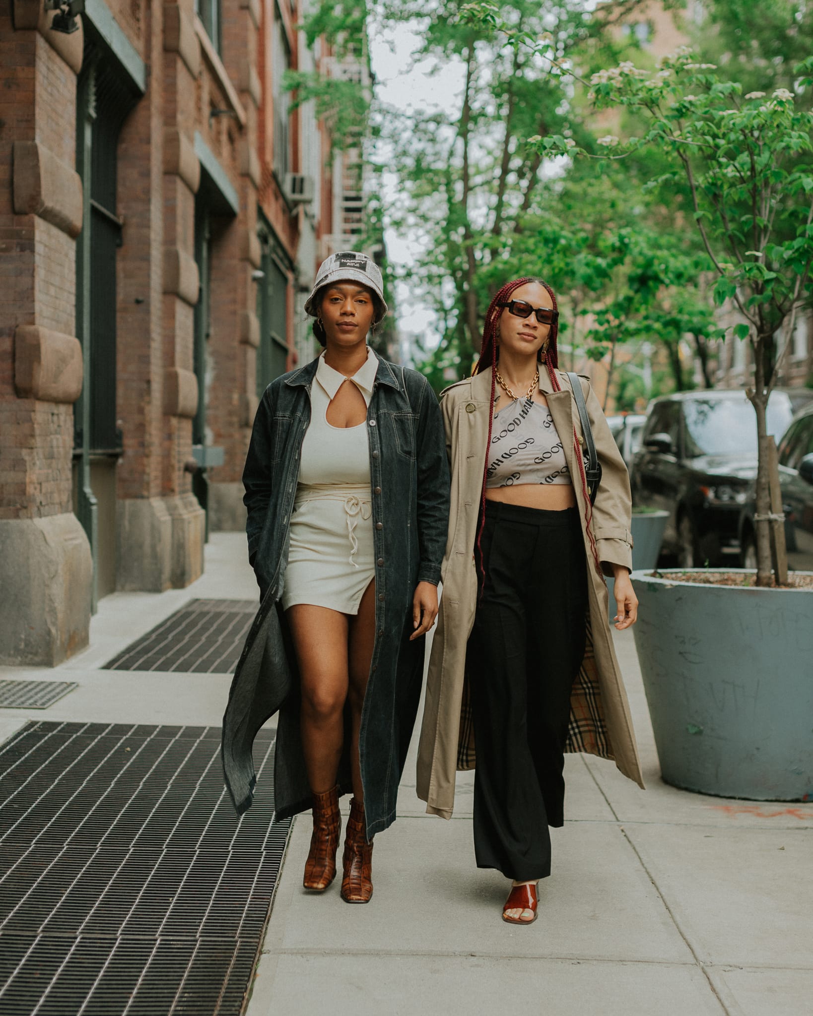 Rachel and Rikki, co-founders of Nappy Head Club - Black Love These Sisters Founded a Fashion and Lifestyle Brand for Type 4 Naturals