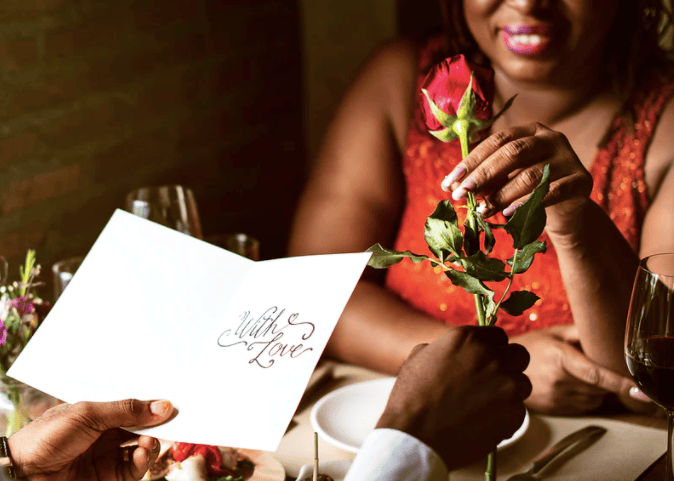 - Black Love Couple of date night