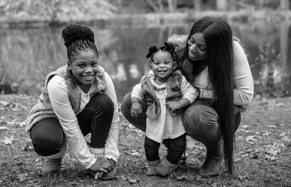 Jasmine Raheem and her daughters (Courtesy of Jasmine Raheem) - Black Love