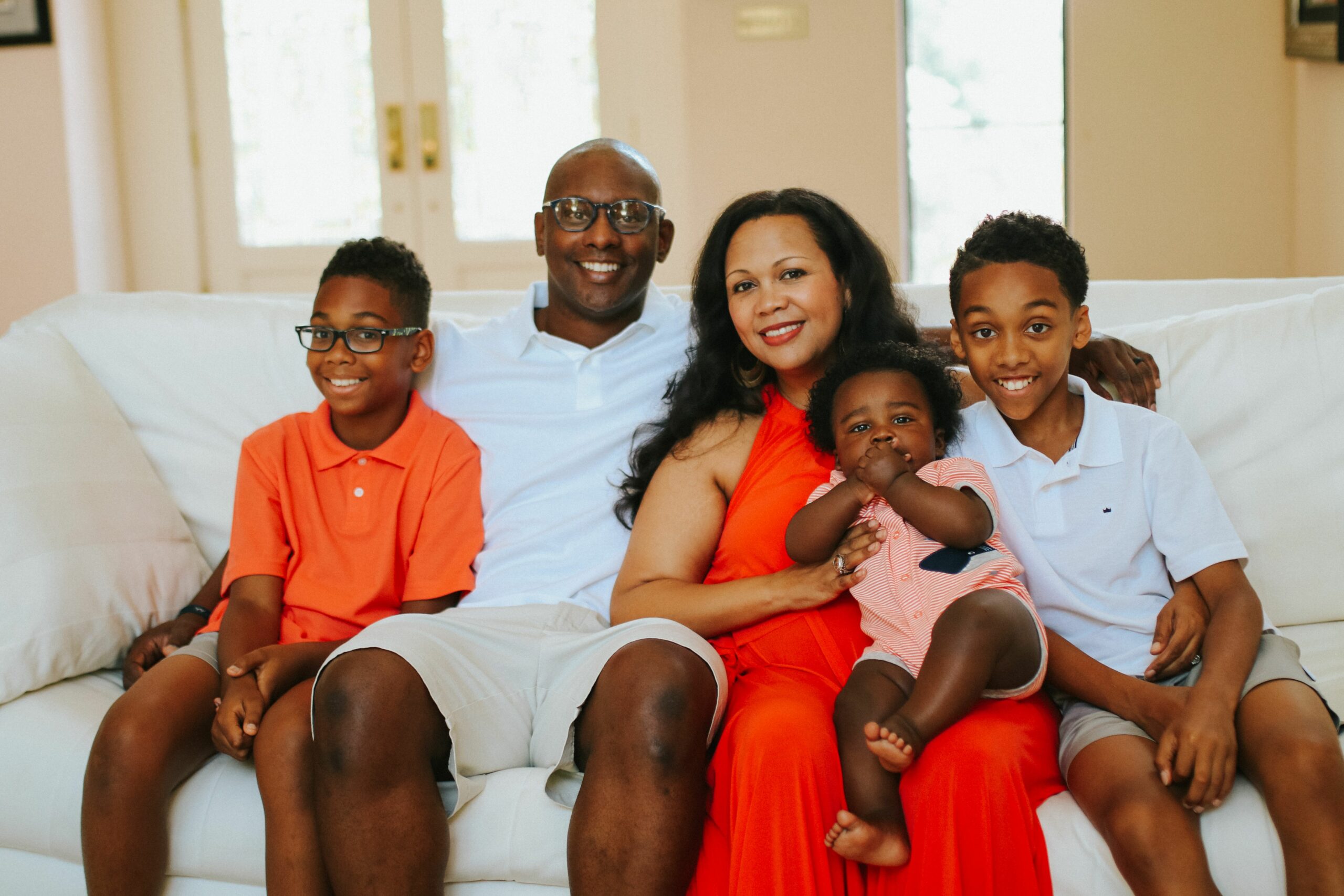 Leigh with her family - Black Love