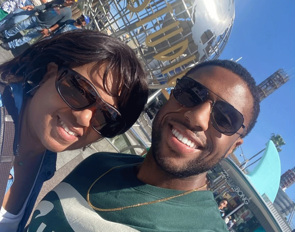 J.C. Williams and his mom - Black Love