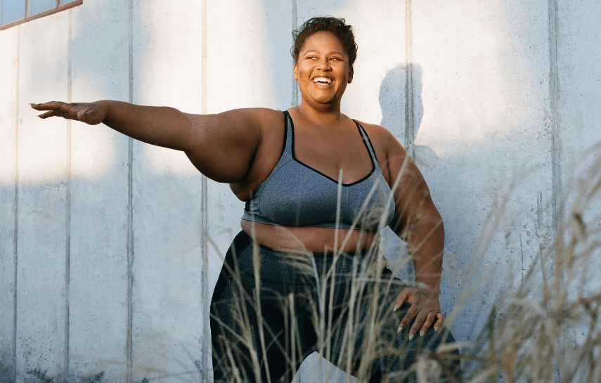 Credit: self.com/Travis Matthews - Black Love woman stretching