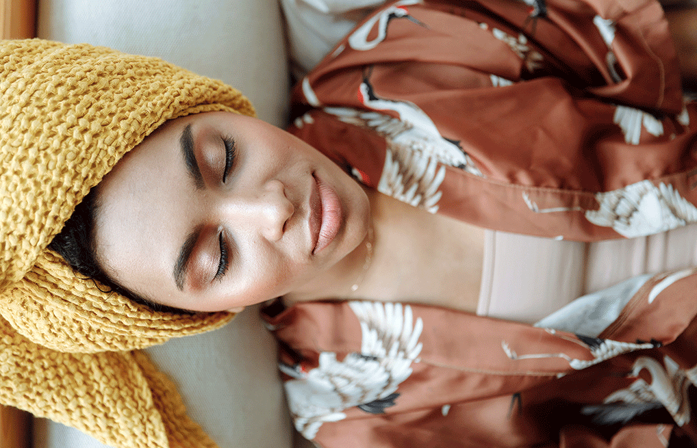 Courtesy of pexels.com - Black Love woman relaxing on the couch