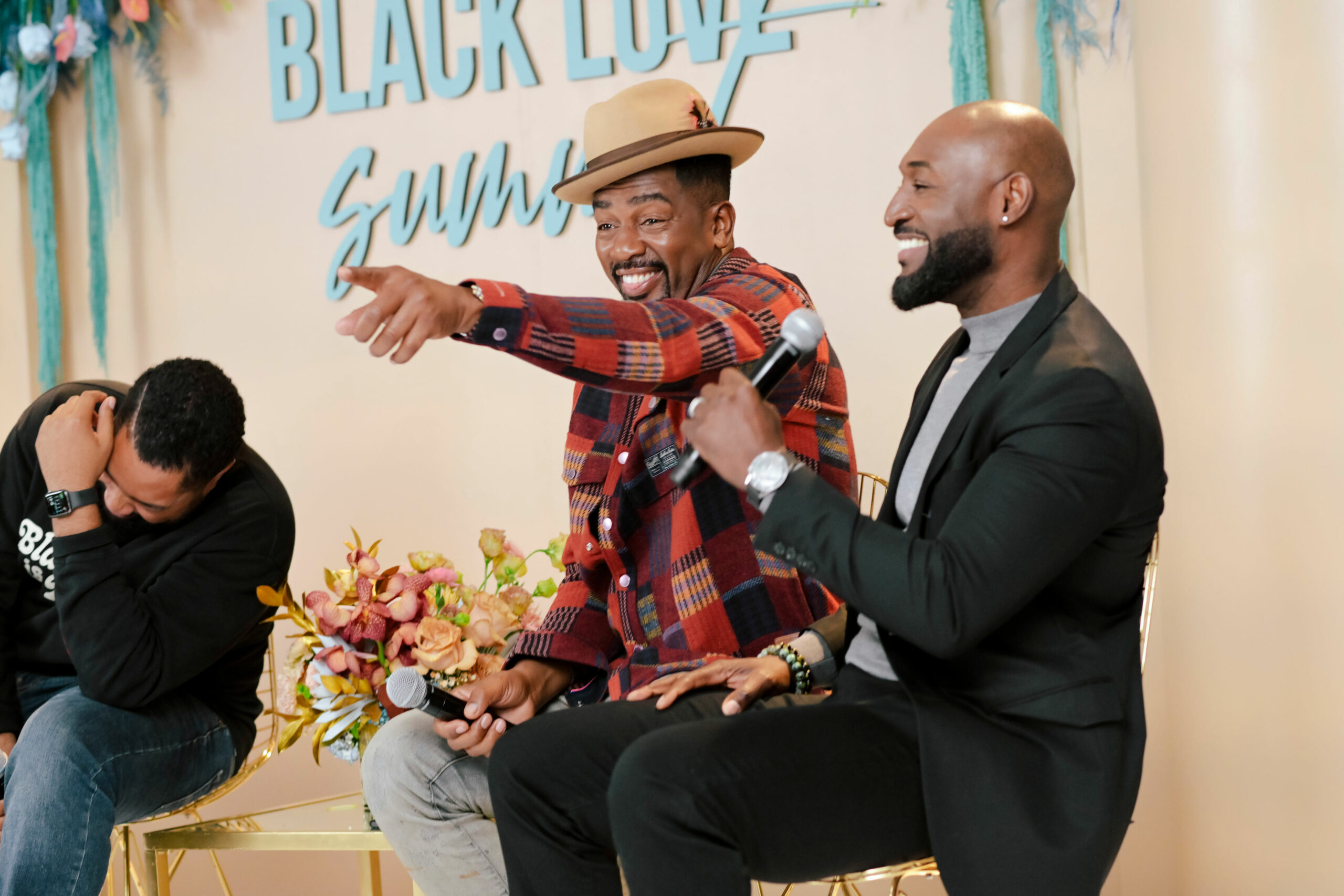 Tommy Oliver with Bill Bellamy and Adrian Holmes (Courtesy of Kai Byrd Photography) - Black Love 5 Major Takeaways From Black Love Summit 2022