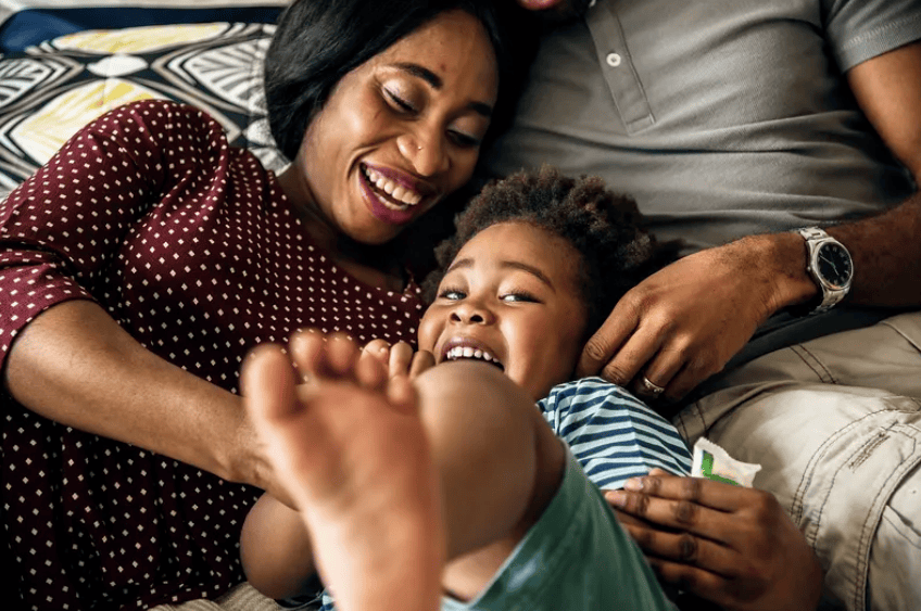 Credit: rawpixel.com - Black Love parents with child