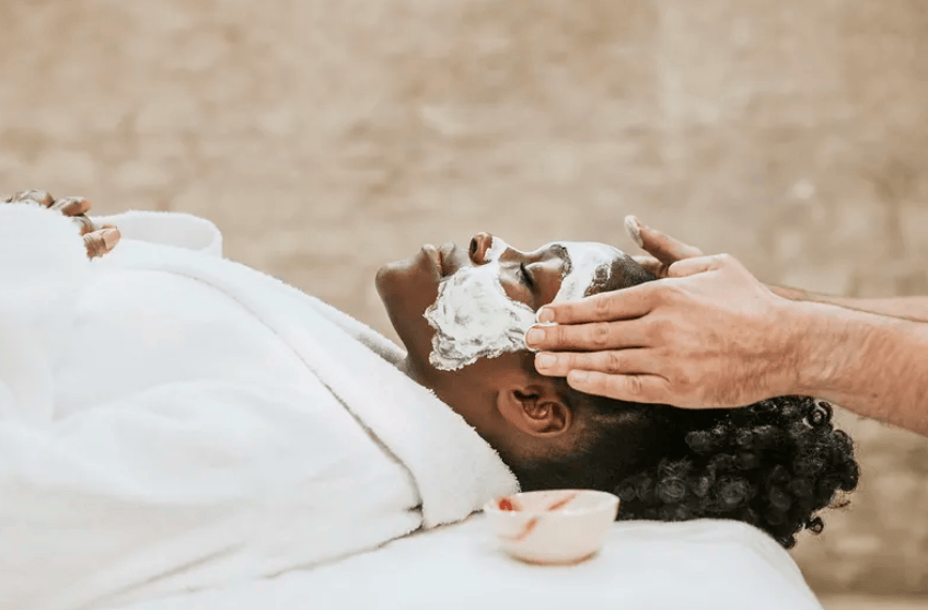 Credit: rawpixel.com - Black Love woman getting a facial at a spa