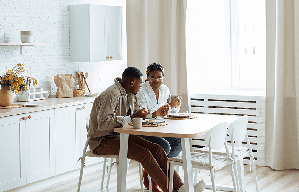 Courtesy of pexels.com - Black Love Couple talking
