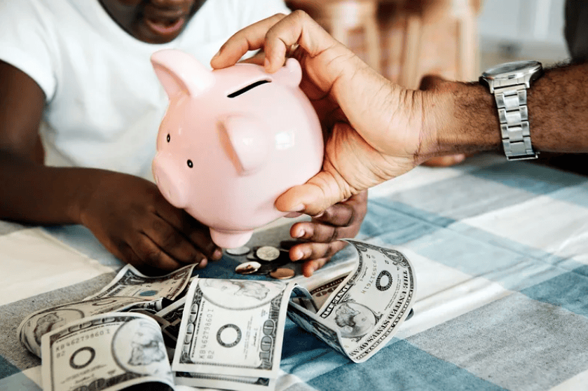 money and piggy bank