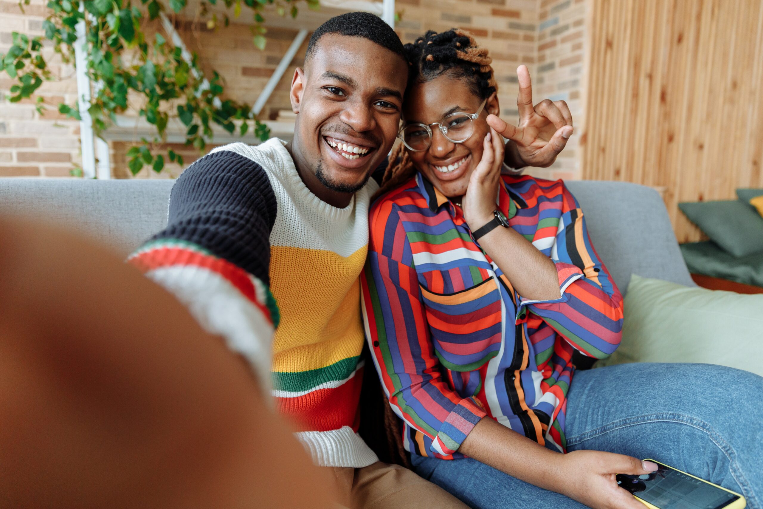 Courtesy of pexels.com - Black Love couple smiling