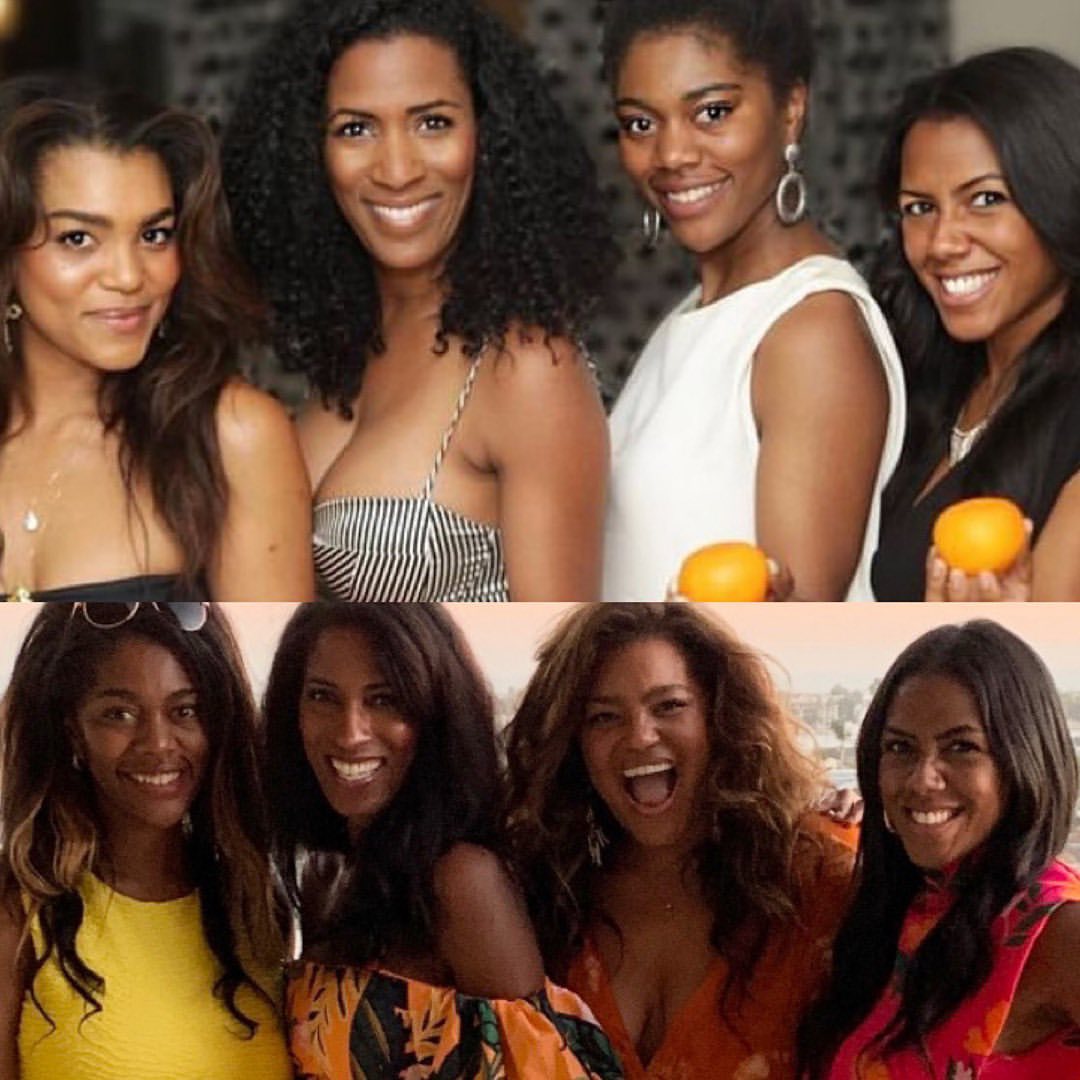 Dr. Ally with her girl gang over the years (Courtesy of @allycinhicks/Instagram) - Black Love Dr. Ally: How Do I Maintain Friendships and Sisterhood as I Get Older?