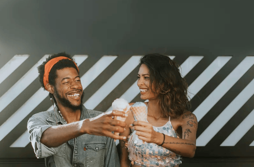 Courtesy of rawpixel.com (couple on a date) - Black Love