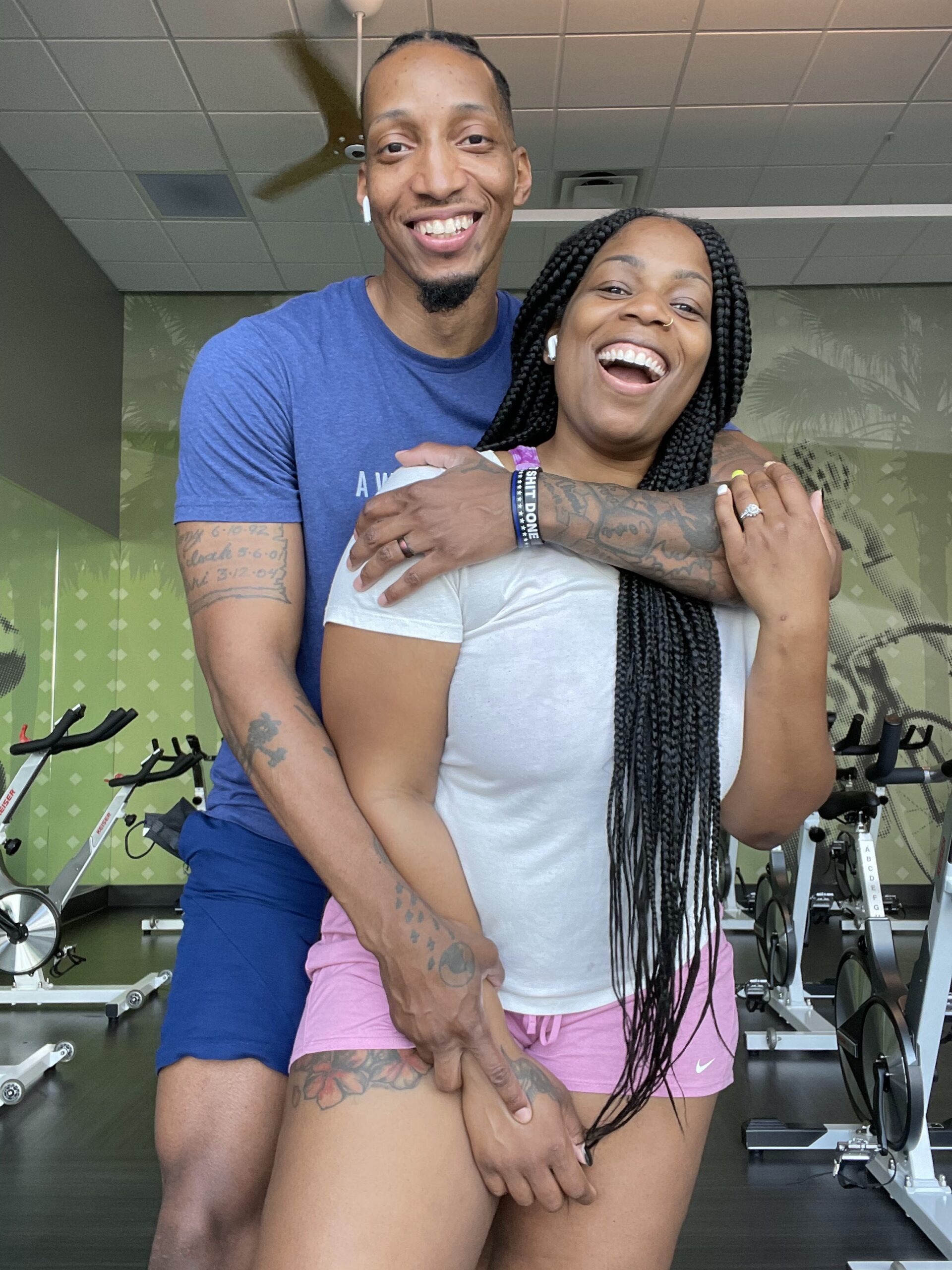 Jasmine Raheem and her husband (Courtesy of Jasmine Raheem) - Black Love