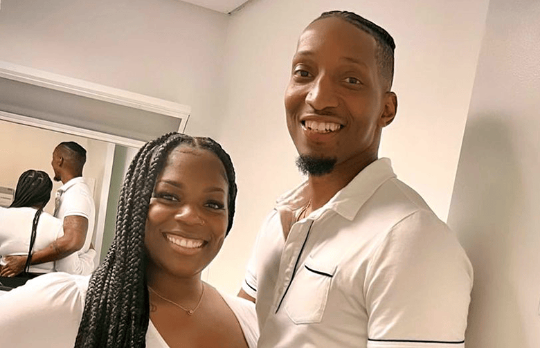 Jasmine Raheem and her husband (Courtesy of Jasmine Raheem) - Black Love