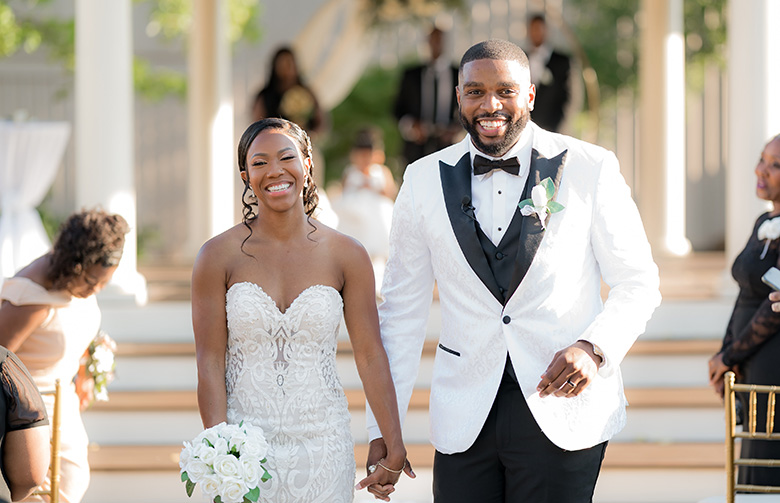Courtesy of pexels.com - Black Love newlywed couple on their wedding day