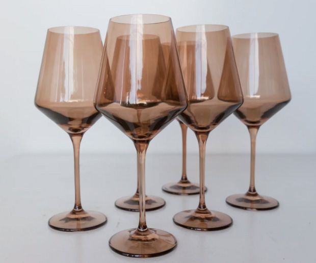 Estelle-Colored-Wine-Stemware - Black Love 2023 Black Love Holiday Gift Guide: Gifts for the Family No Matter Your Budget