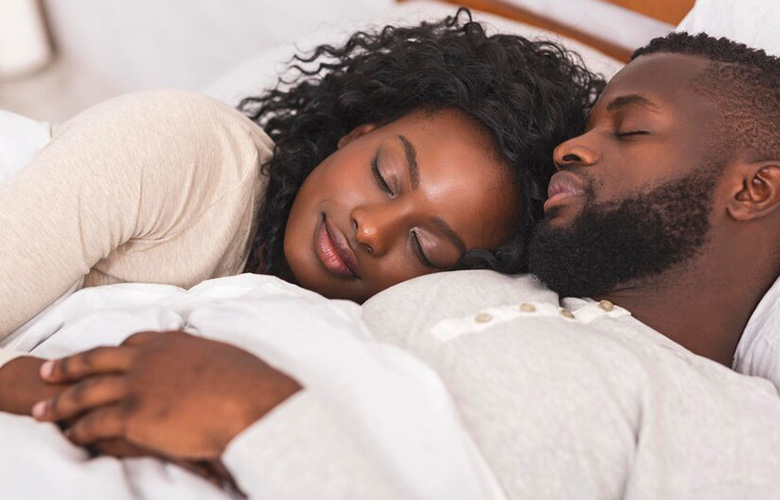 Couple in bed