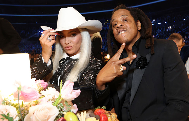 Beyoncé and Jay-Z attend the 66th GRAMMY Awards at Crypto.com Arena on February 04, 2024 in Los Angeles, California. (Photo by Kevin Mazur/Getty Images for The Recording Academy) - Black Love