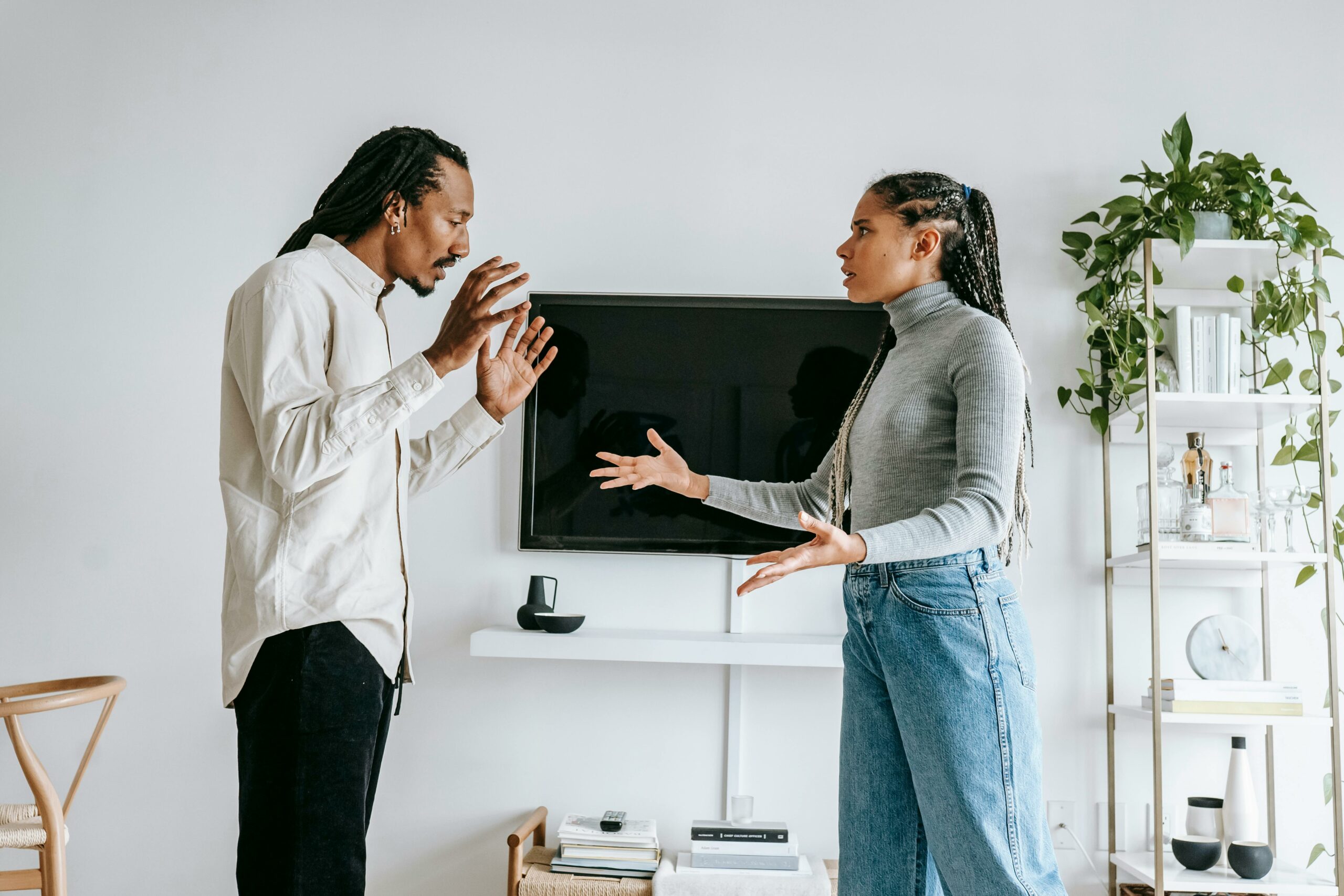 couple arguing (Courtesy of pexels.com) - Black Love 5 Stress Languages: How We Cope With Pressure in Relationships