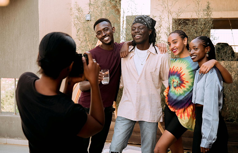 Friends taking a picture (Courtesy of pexels.com) - Black Love Cadillac Gears Up for Dynamic 2024 American Black Film Festival