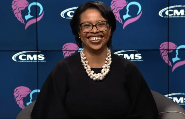 Chiquita Brooks-LaSure, the Administrator for the Centers for Medicare and Medicaid Services. (Credit: The Mama's Den/YouTube) - Black Love