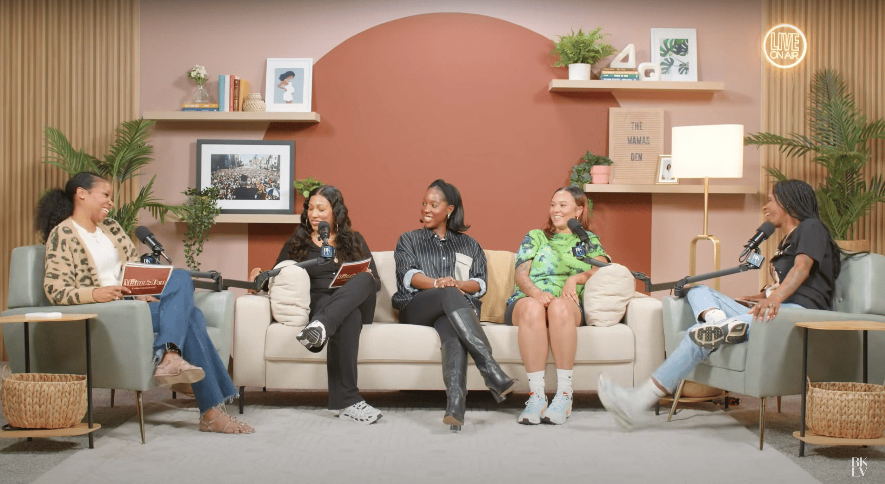 Ashley Blaine Featherson on "The Mama's Den" with Codie Elaine Oliver, Melanie Fiona, Felicia La Tour and Ashley Chea - Black Love Ashley Blaine Featherson Opens Up About Her IVF Journey