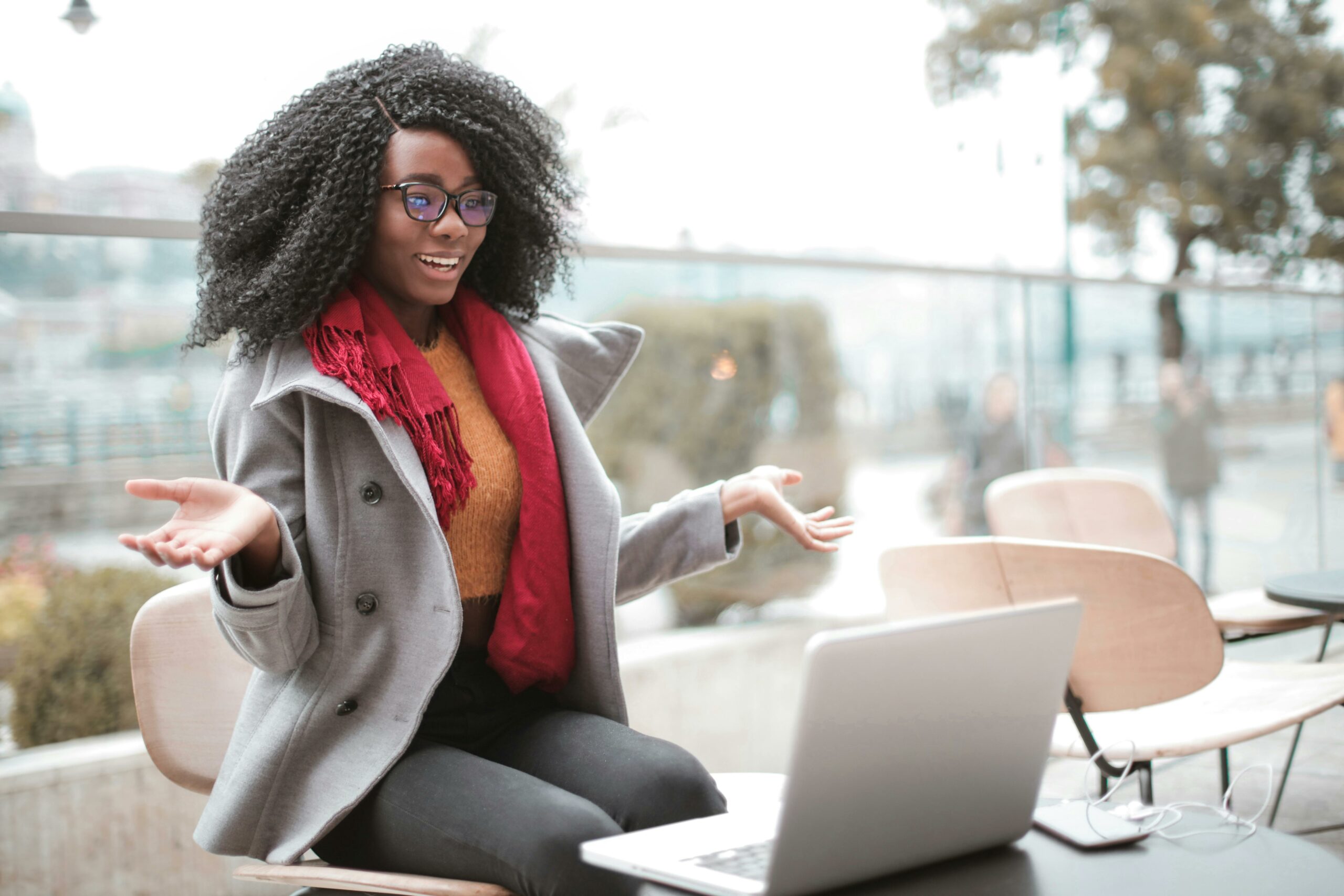 woman on laptop (Courtesy of pexels.com) - Black Love How to Find Love in the DMs