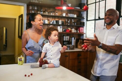 Two adults and child - Black Love How One Woman Turned An Affair Into an Inspirational Book for Stepparents