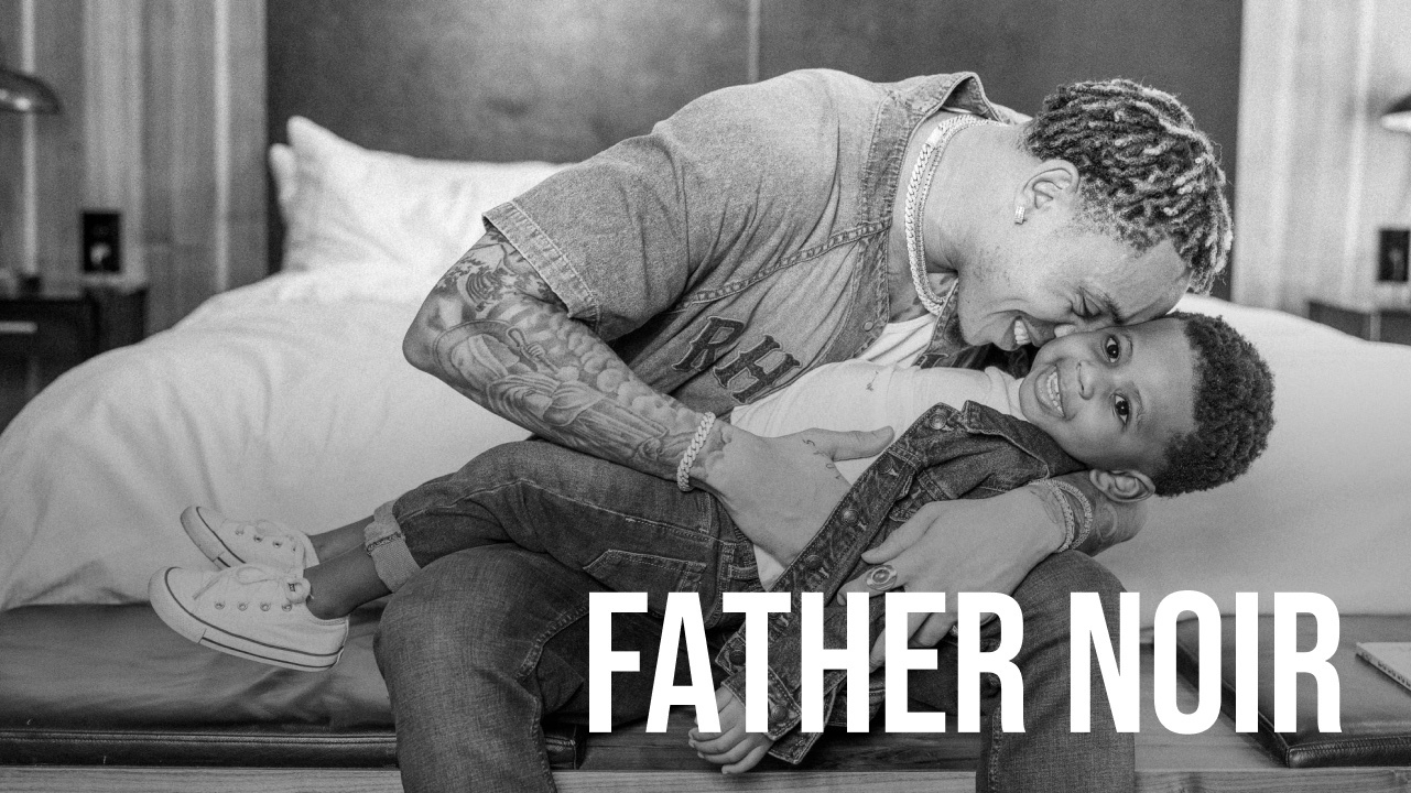 father noir title card for watch series